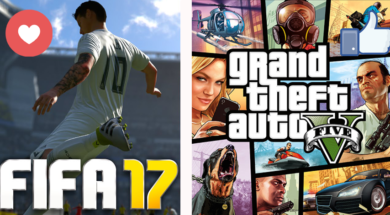 fifa 17 e Gta V