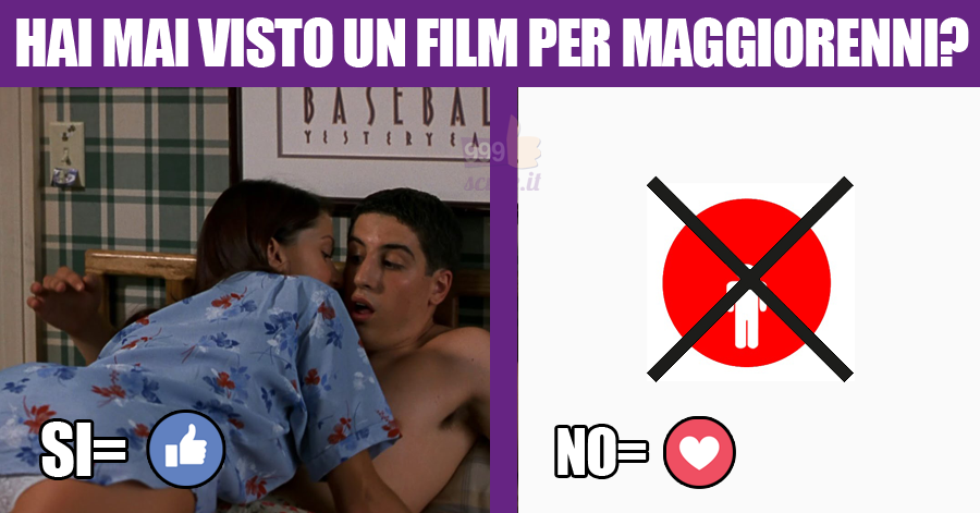 Hai mai visto un film vietato ai minori?
