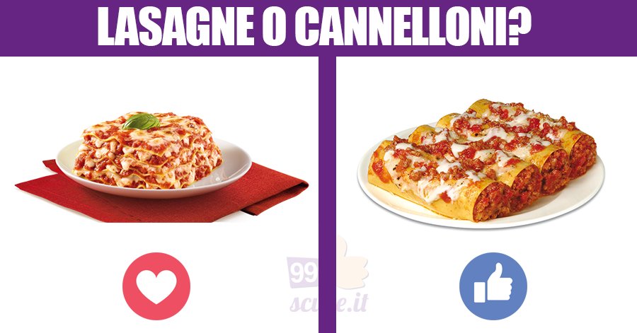 Lasagne o cannelloni?