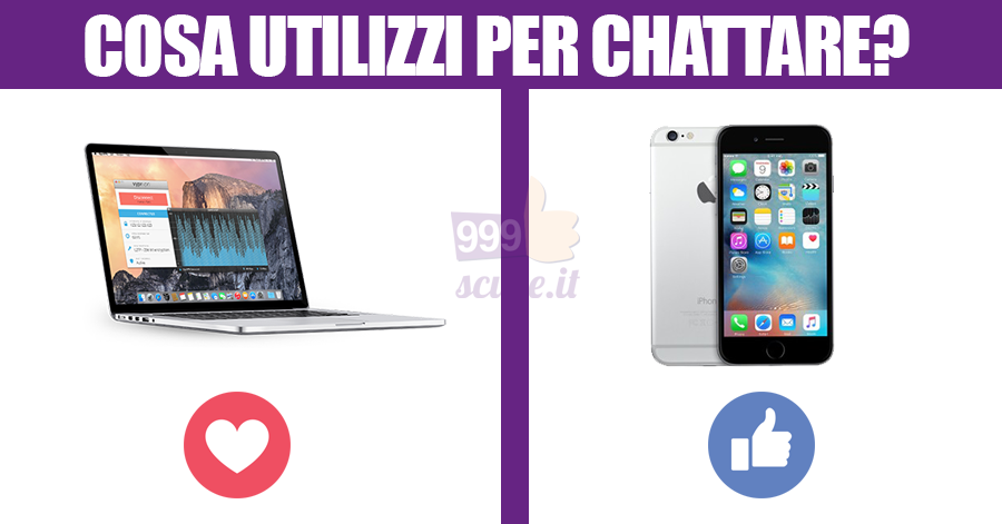 Cosa usi per chattare?