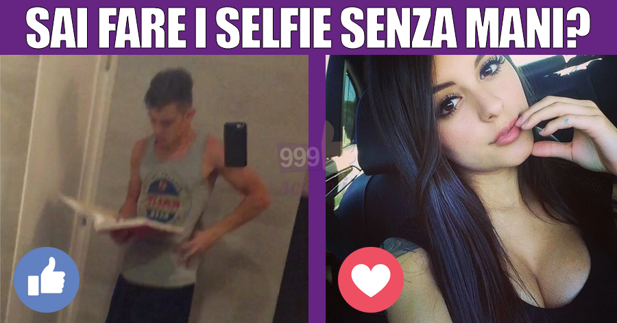 Selfie senza mani, la nuova moda sui social