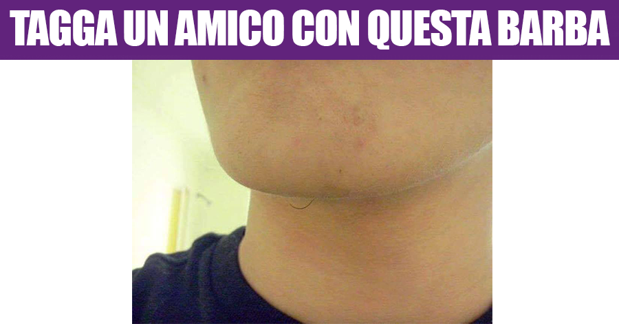 Tagga un amico con questa barba