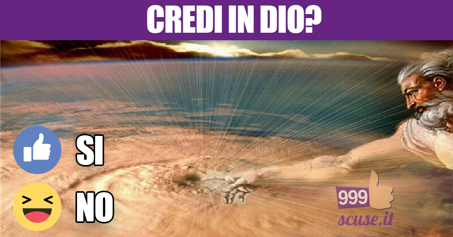 Voi ci credete in qualcosa di superiore?