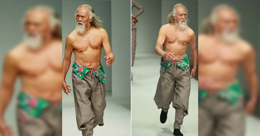 Clamoroso, nonno 80enne diventa modello