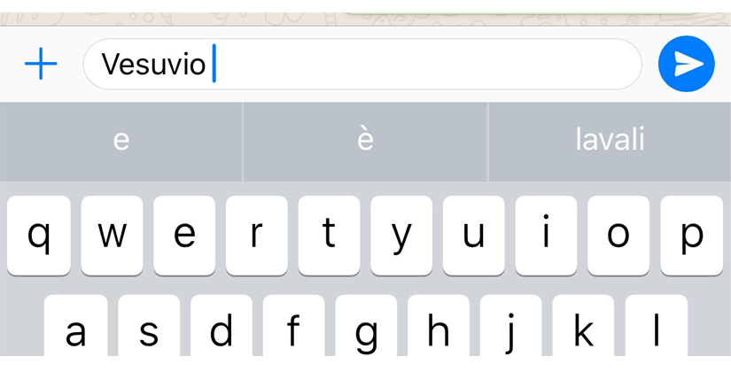 Assurdo, sull’iPhone digiti Vesuvio e spunta “Lavali col fuoco”
