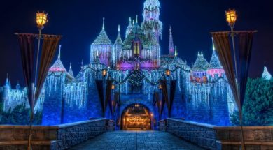 Disneyland_Christmas_Castle